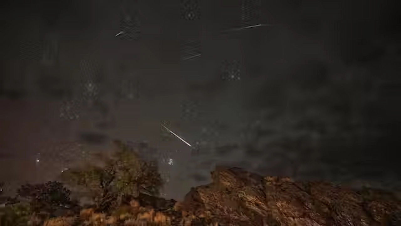 Lluvia de meteoros Perseidas atraviesan un cielo en 2024 / Foto: NASA/Preston Dyches, CC BY