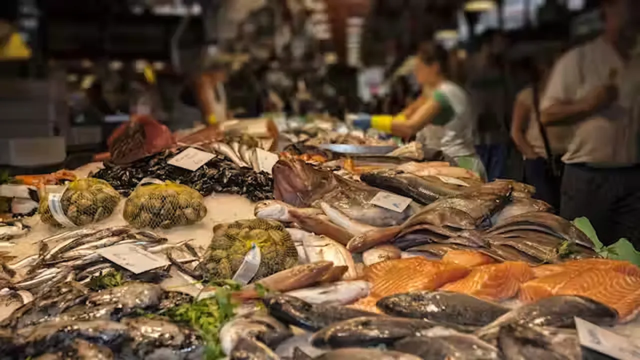 Pescado fresco en el mercado de La Boquería, en Barcelona / Foto: The Conversation