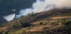 Un helicóptero colabora en las labores de extinción del incendio, a 19 de agosto de 2025, en Quiroga, Lugo, Galicia (España) / Foto: EP