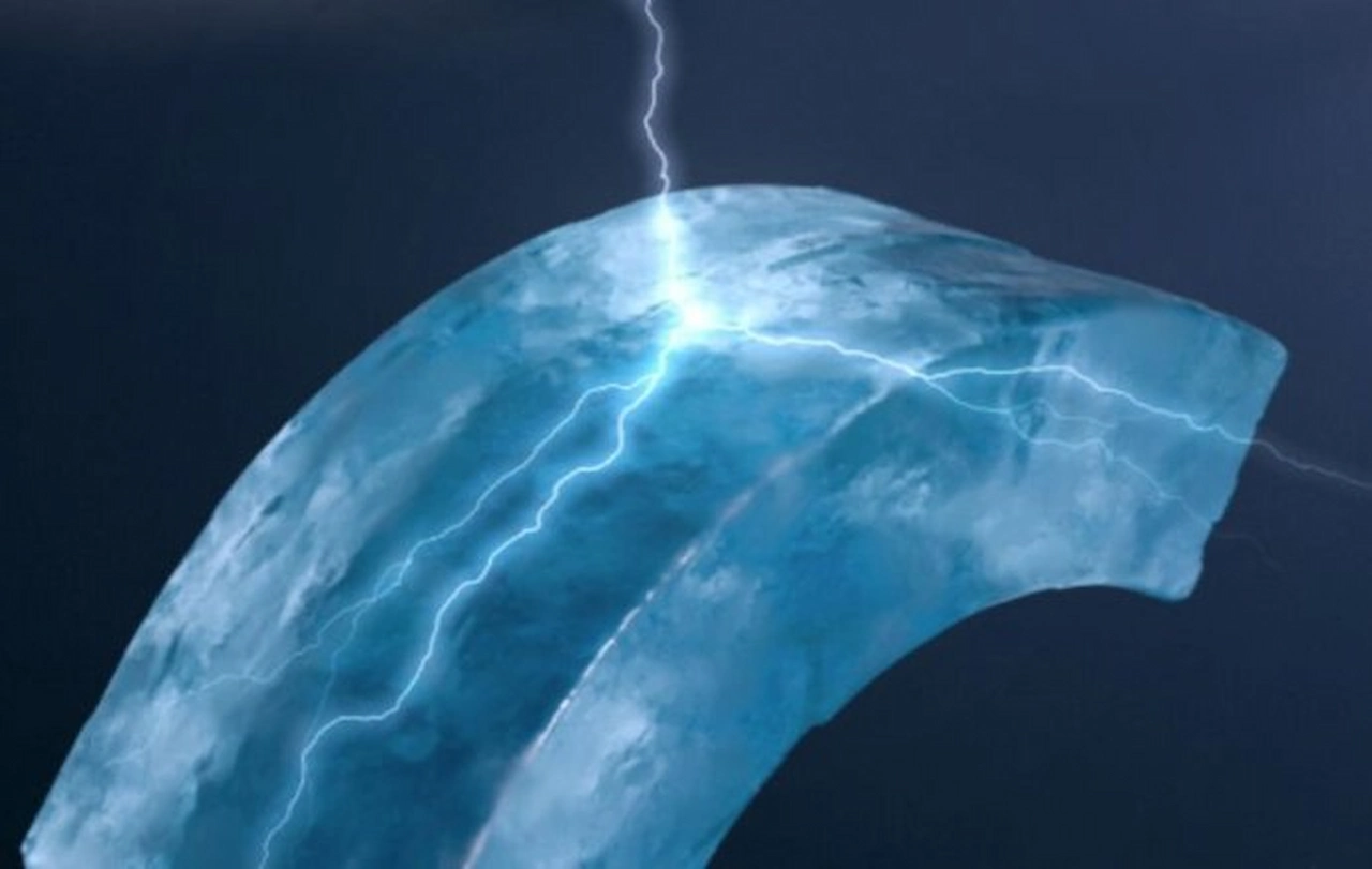 El hielo genera electricidad al doblarse. ¿Cómo se forman los rayos? / Imagen: ICN2