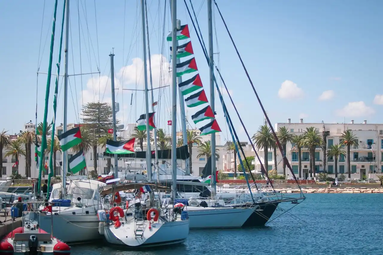 La Global Sumud Flotilla pide escolta y observadores a los países de la ONU ante decenas de explosiones / Foto: EP