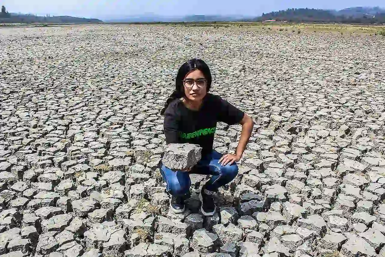 La 'Sequía del Día Zero' el calentamiento global provoca y acelera las condiciones / Foto: Greenpeace Chile