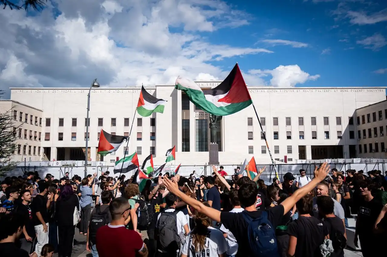 Una manifestación a favor de Palestina en la capital de Italia, Roma. Global Sumud Flotilla / Foto : Archivo - EP