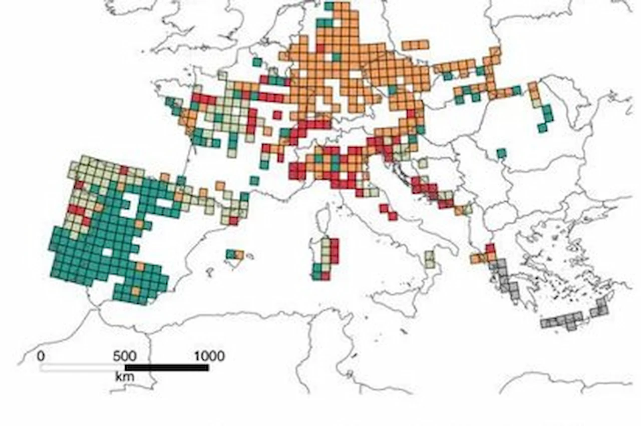Sitios relevantes para la conservación de anfibios / Imagen: MNCN-CSIC