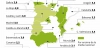 Variación interanual de la inflación y el Índice de Precios de Consumo (IPC) por CCAA hasta septiembre de 2025 / Mapa: EA
