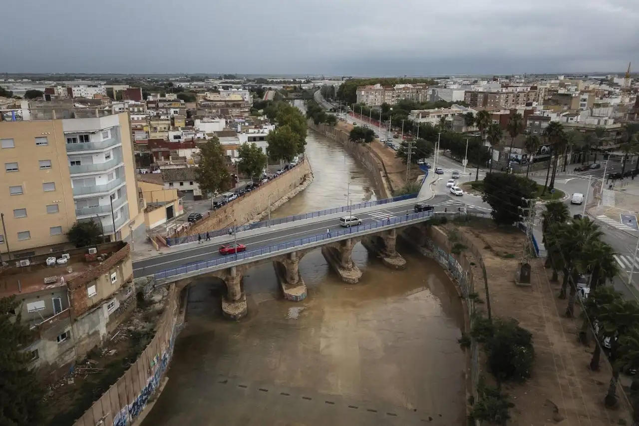 Las cuatro grandes danas de València. Barranco del Poyo / Foto: EFE
