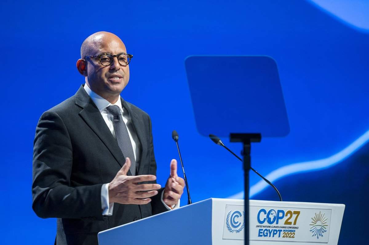 El secretario ejecutivo de la ONU para el Cambio Climático, Simon Stiell. Metas de reducción de CO₂ / Foto: EP El secretario ejecutivo de la ONU para el Cambio Climático, Simon Stiell. Metas de reducción de CO₂ / Foto: EP