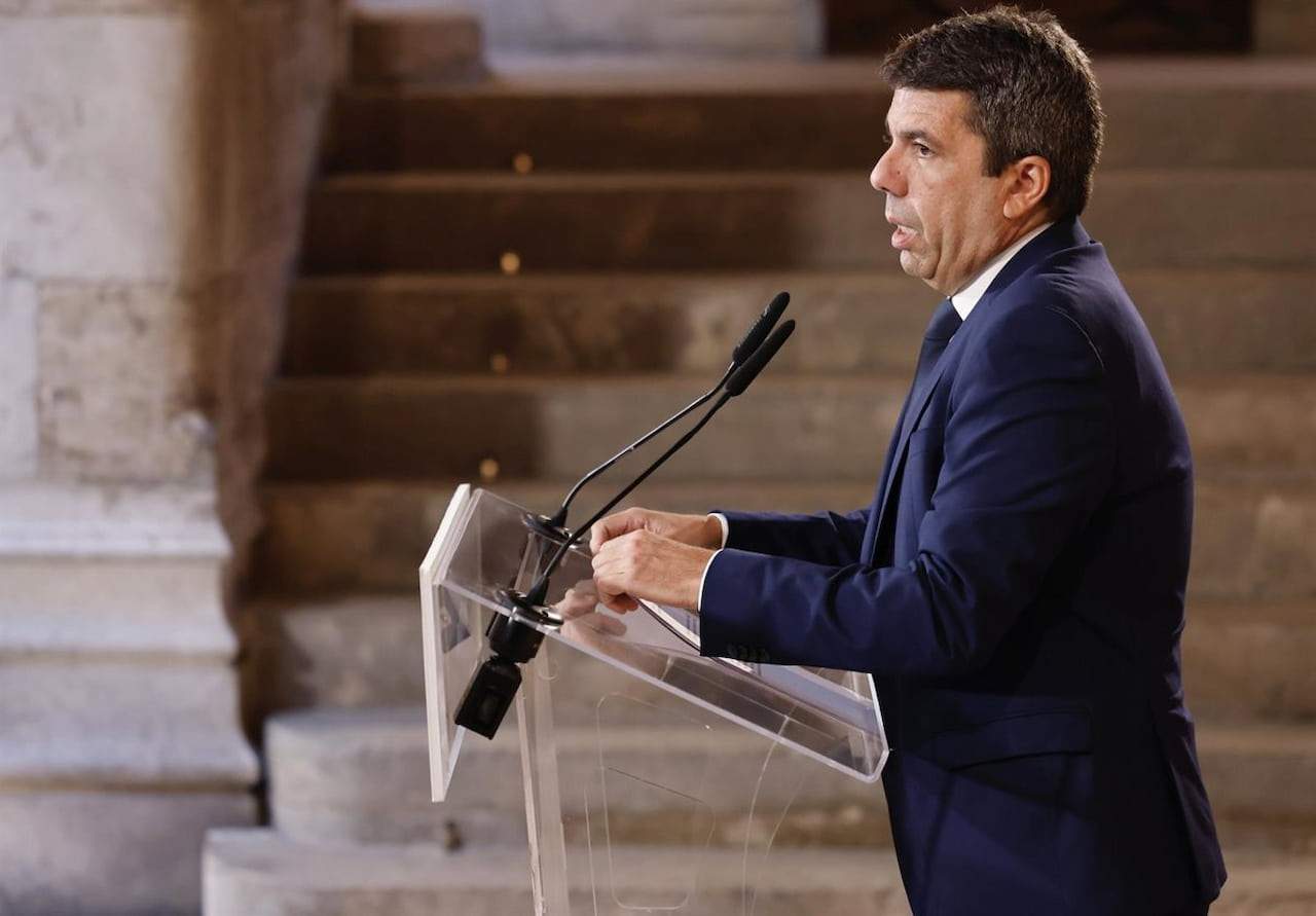Carlos Mazón anuncia su dimisión como presidente de la Generalitat / Foto: EP