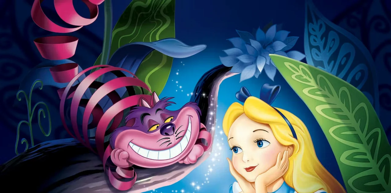 'Alicia en el País de las Maravillas' está llena de elementos matemáticos camuflados / Imagen: Disney - The Conversation