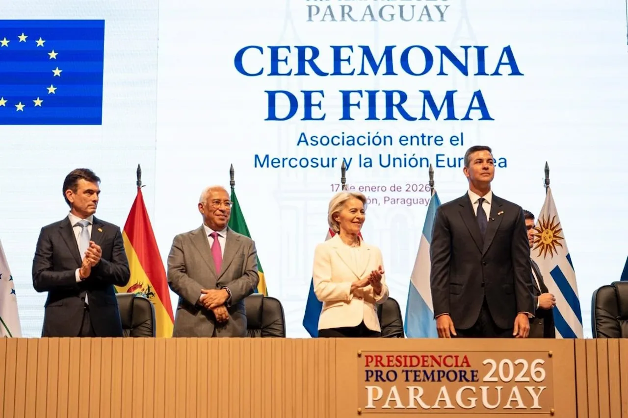Firma del acuerdo de libre comercio UE Mercosur en Asunción (Paraguay) / Foto: EP