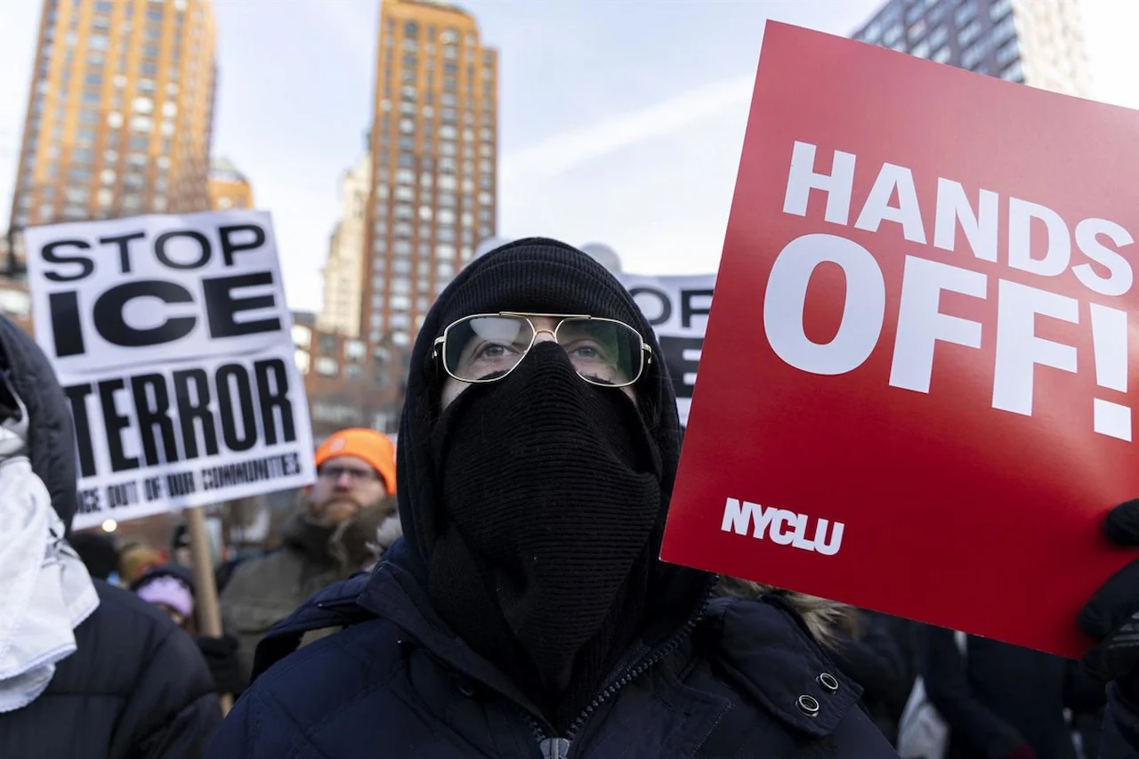 Manifestación contra el ICE en Minneapolis Manifestación contra el ICE en Minneapolis