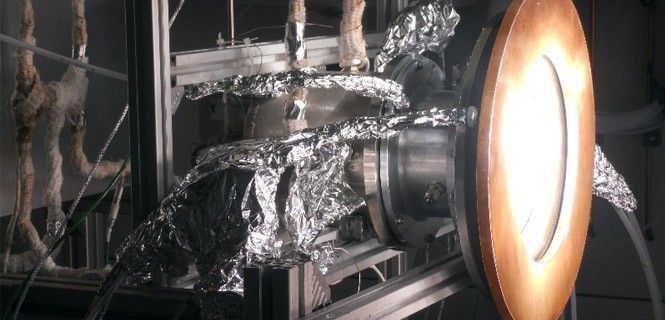 El reactor en el que se desarrolla el proceso termoquímico / Foto: Solar-Jet