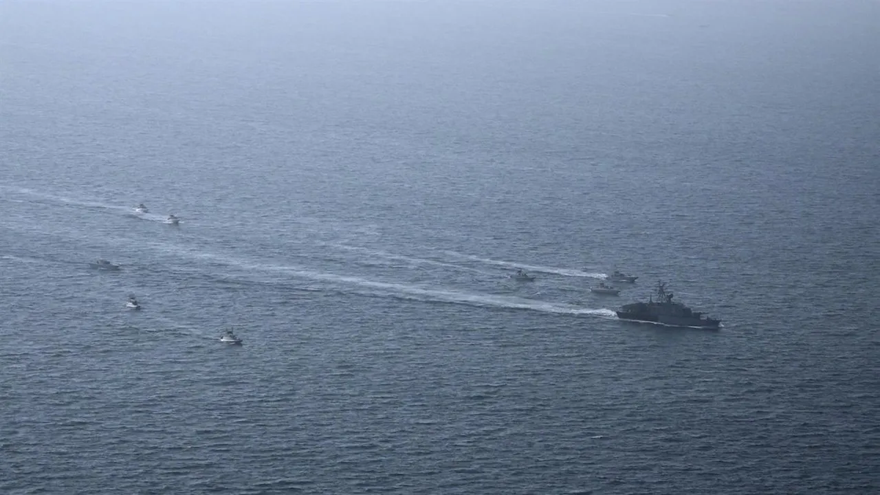 Buques cerca de las aguas del estrecho de Ormuz / Foto: EP Buques cerca de las aguas del estrecho de Ormuz / Foto: EP