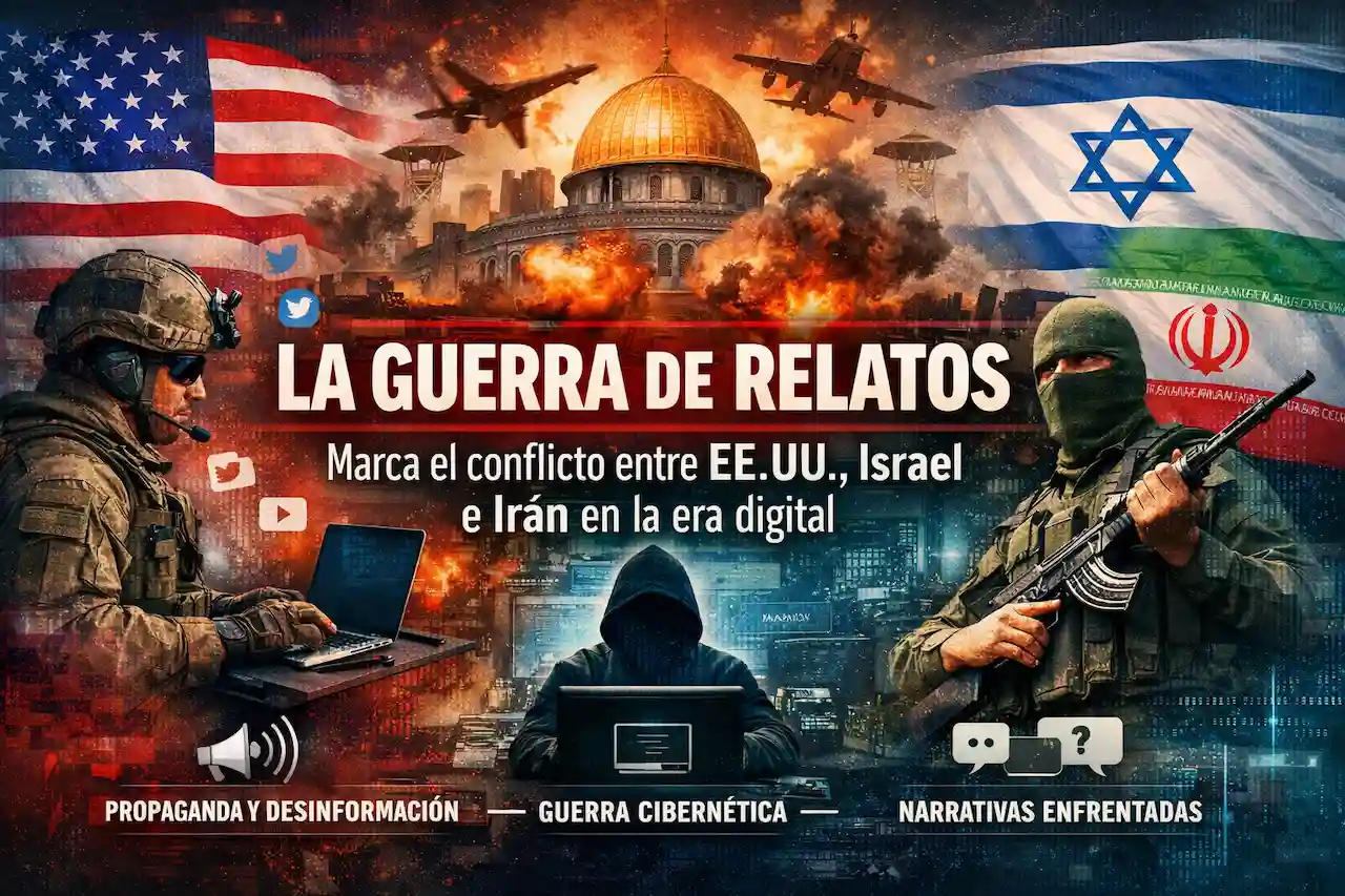 La guerra de relatos marca el conflicto / Imagen: AI