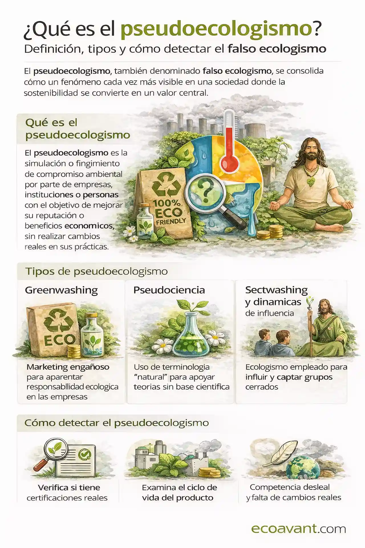Qué es el pseudoecologismo o falso ecologismo / Imagen: EA