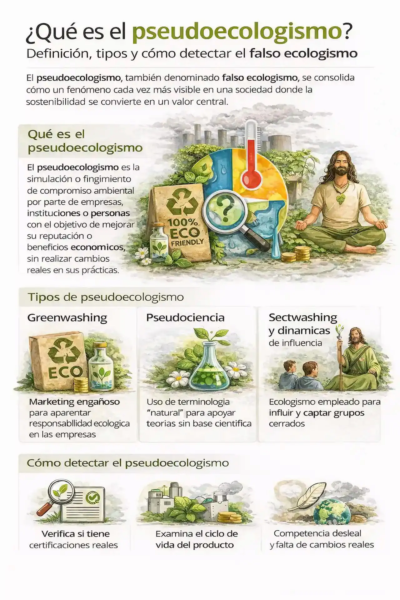 Qué es el pseudoecologismo o falso ecologismo / Imagen: EA
