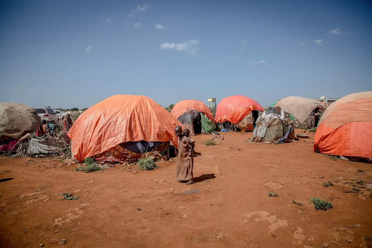 Campamento de desplazados en Baidoa, Somalia / Foto: EP
