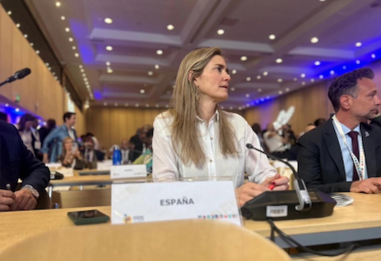 La vicepresidenta tercera del Gobierno y ministra Sara Aagesen, participa en la Primera Conferencia Internacional para la Transición más allá de los Combustibles Fósiles / Foto: EP