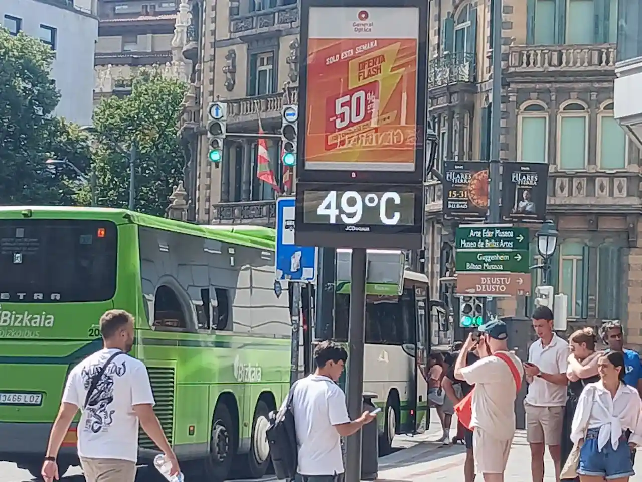 Temperaturas récord por el cambio climático antropogénico / Foto: EP
