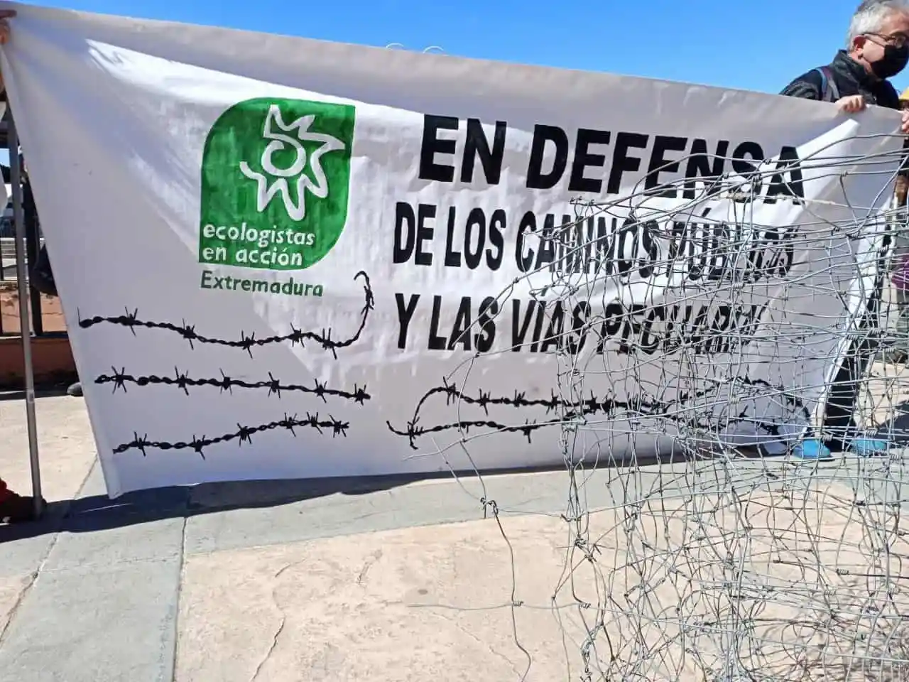 En defensa de los Caminos Públicos y las Vías Pecuarias / Foto: Ecologistas en Acción