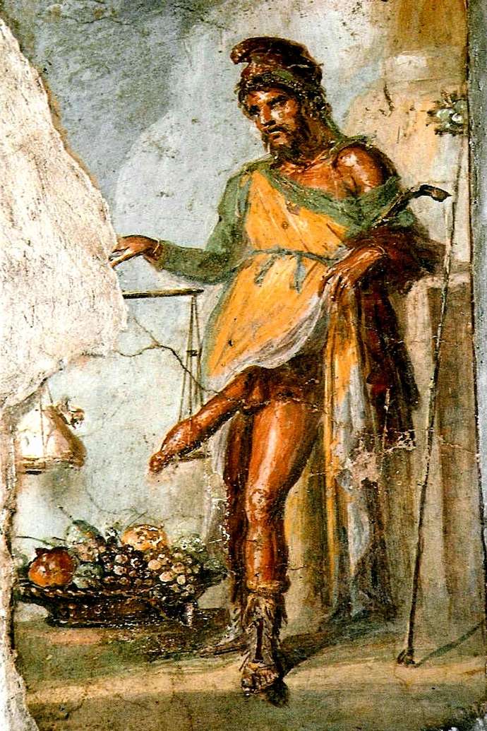 La palabra priapismo proviene del nombre del dios griego Príapo (en griego antiguo: Πρίαπος), un dios de fertilidad a menudo representado con una erección permanente y desproporcionada; en la civilización clásica encarnaba la fuerza fecunda de la naturaleza. De hecho, en la Casa de los Vettii, una villa de Pompeya, existe una pintura con la representación de este dios, que hace referencia explícita a su potencia sexual.