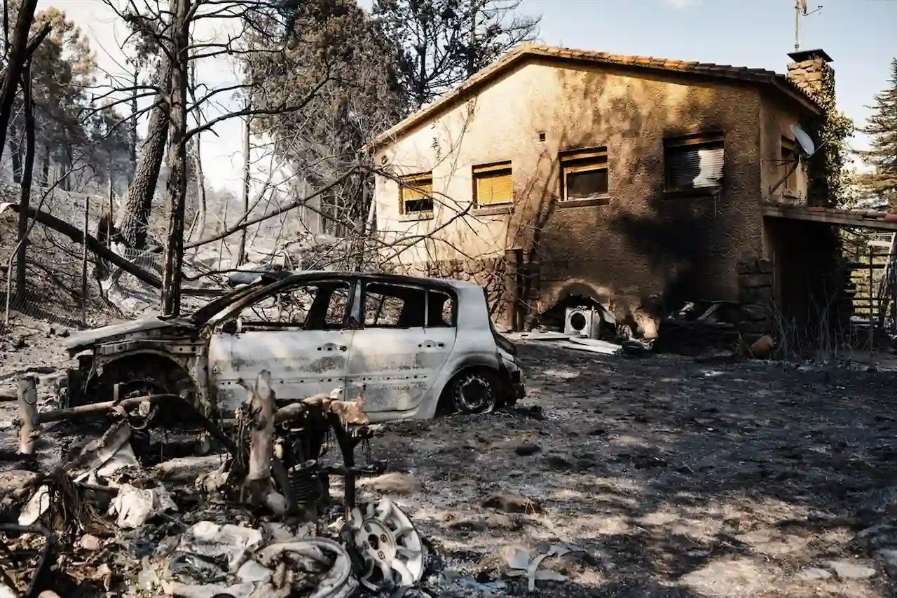 Vista Del Incendio En El Valle Del Tiétar, A 25 De Julio De 2026, En Ávila, Castilla Y León (España) / Foto: EP