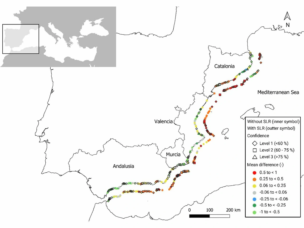 Inundaciones extremas cuando coinciden lluvias intensas y niveles elevados del mar / Imagen: UGR