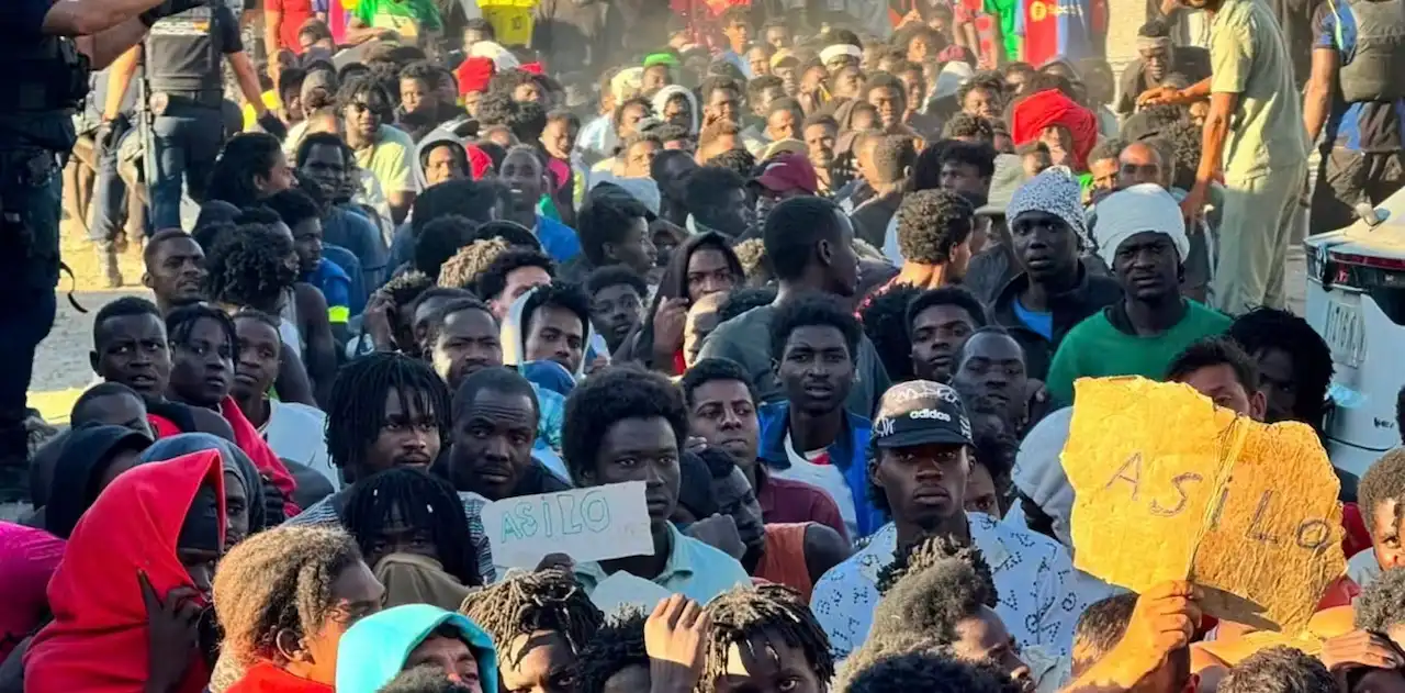 Inmigrantes en Ceuta, agosto de 2026 / Foto: RTVE - 'The Conversation'