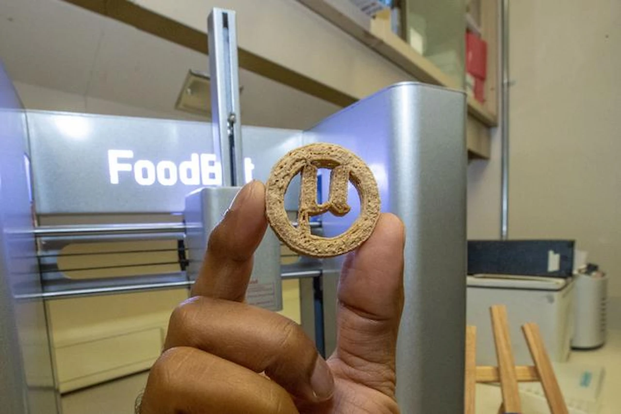 Esta galleta comenzó su vida como una botella de plástico / Foto: ACS