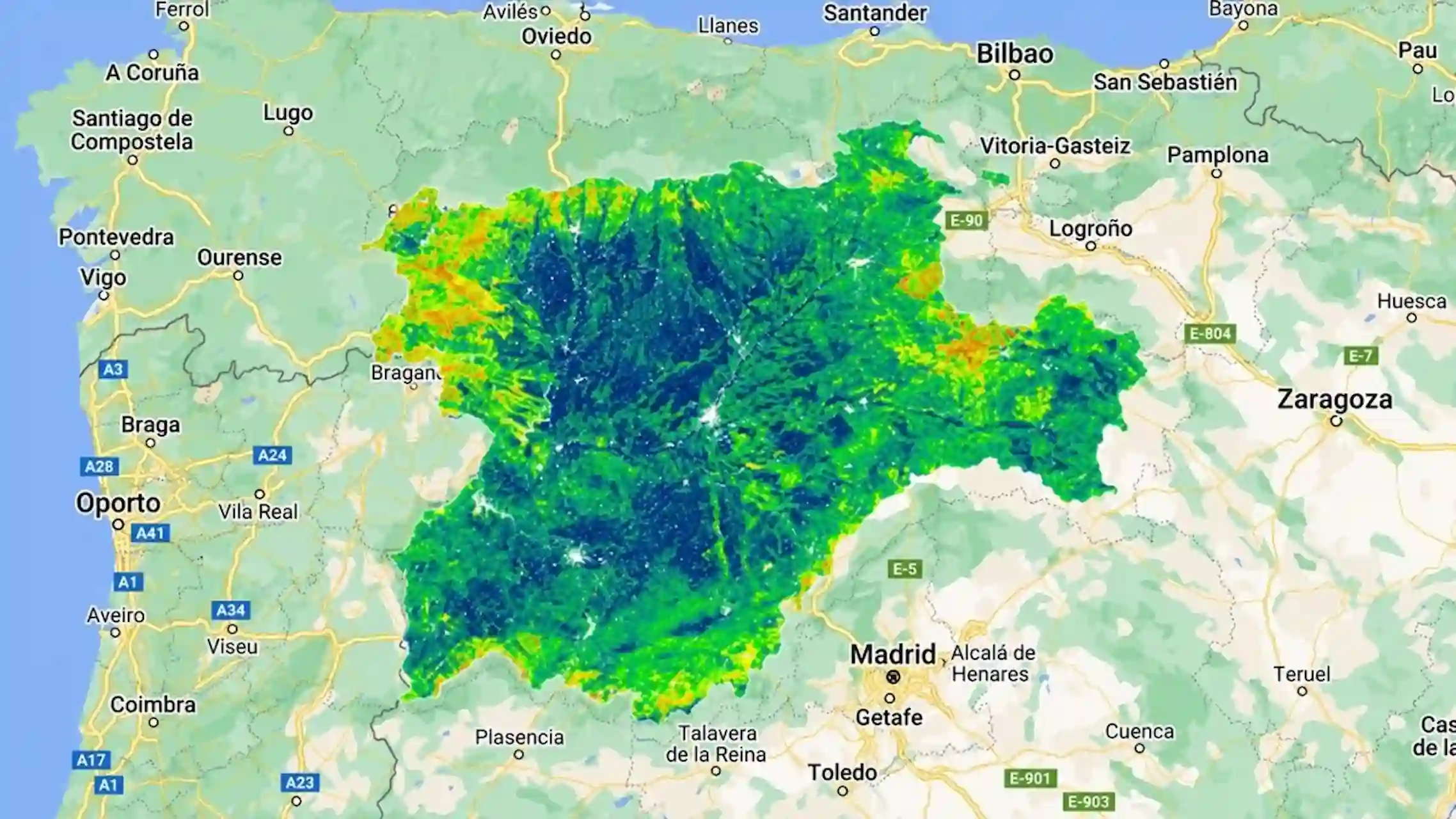 El 30% del área quemada afecta a espacios protegidos / Imagen: ULE El 30% del área quemada afecta a espacios protegidos / Imagen: ULE