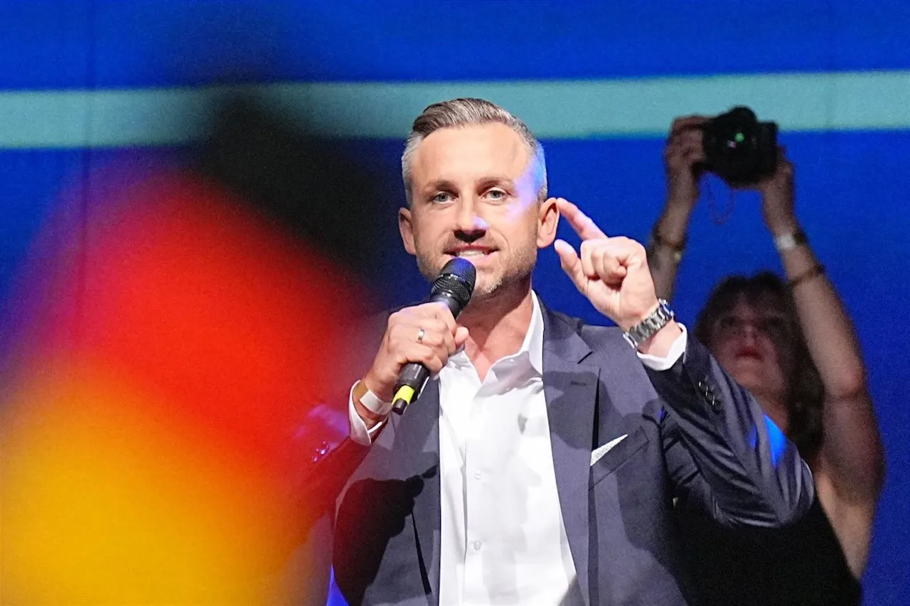 Ulrich Siegmund, cabeza de lista de AfD, en la fiesta electoral del partido en Sajonia Anhalt (Alemania) / Foto: EP