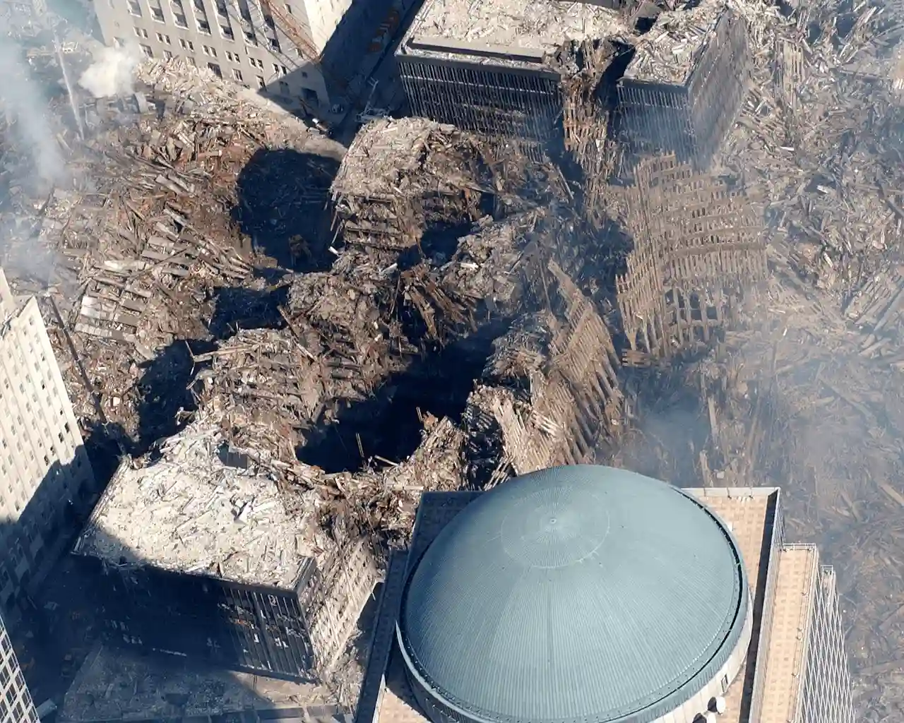La zona cero después de los atentados del 11 S, en Nueva York, Estados Unidos / Foto: PB