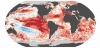 Anomalías y extremos de la temperatura de la superficie del mar en agosto de 2026 respecto al periodo de referencia 1991-2020, con la región Niño 3.4 señalada en el Pacífico / Mapa: Copernicus (C3S/ECMWF)
