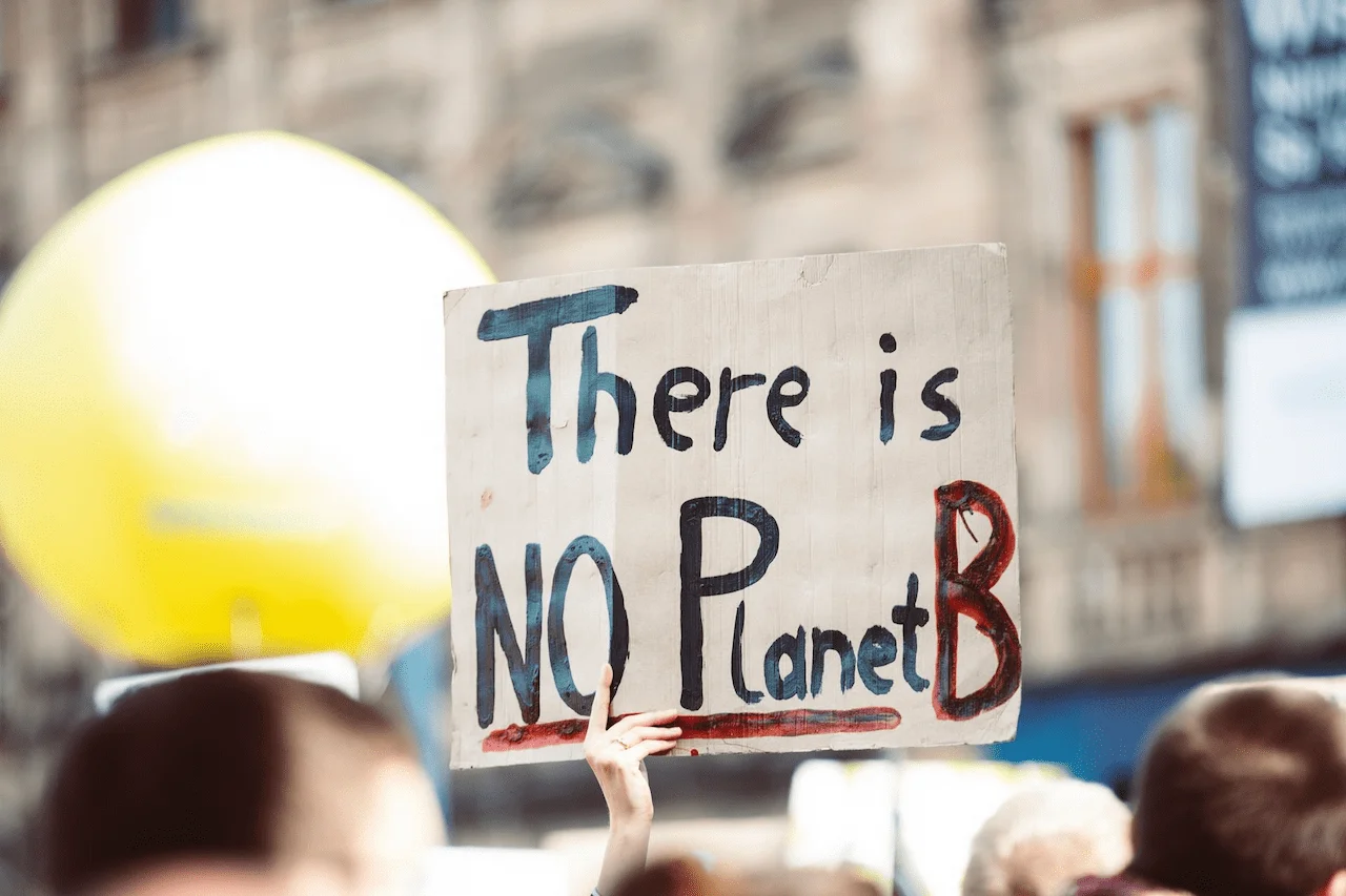 Pancarta en una manifestación que reclama acción contra el cambio climático / Foto: PX Pancarta en una manifestación que reclama acción contra el cambio climático / Foto: PX