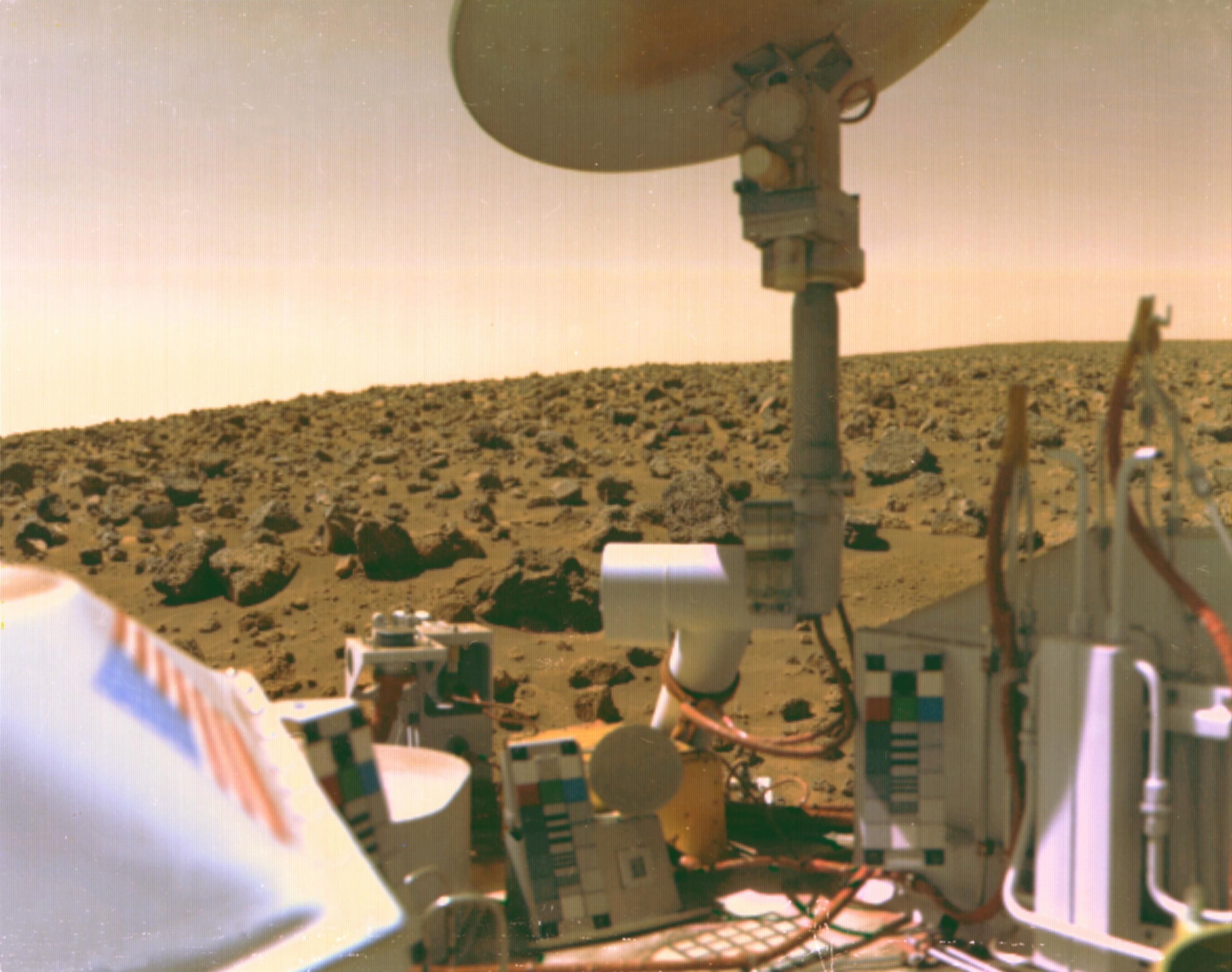 Vista de Marte, desde la Viking Lander I / Foto: NASA