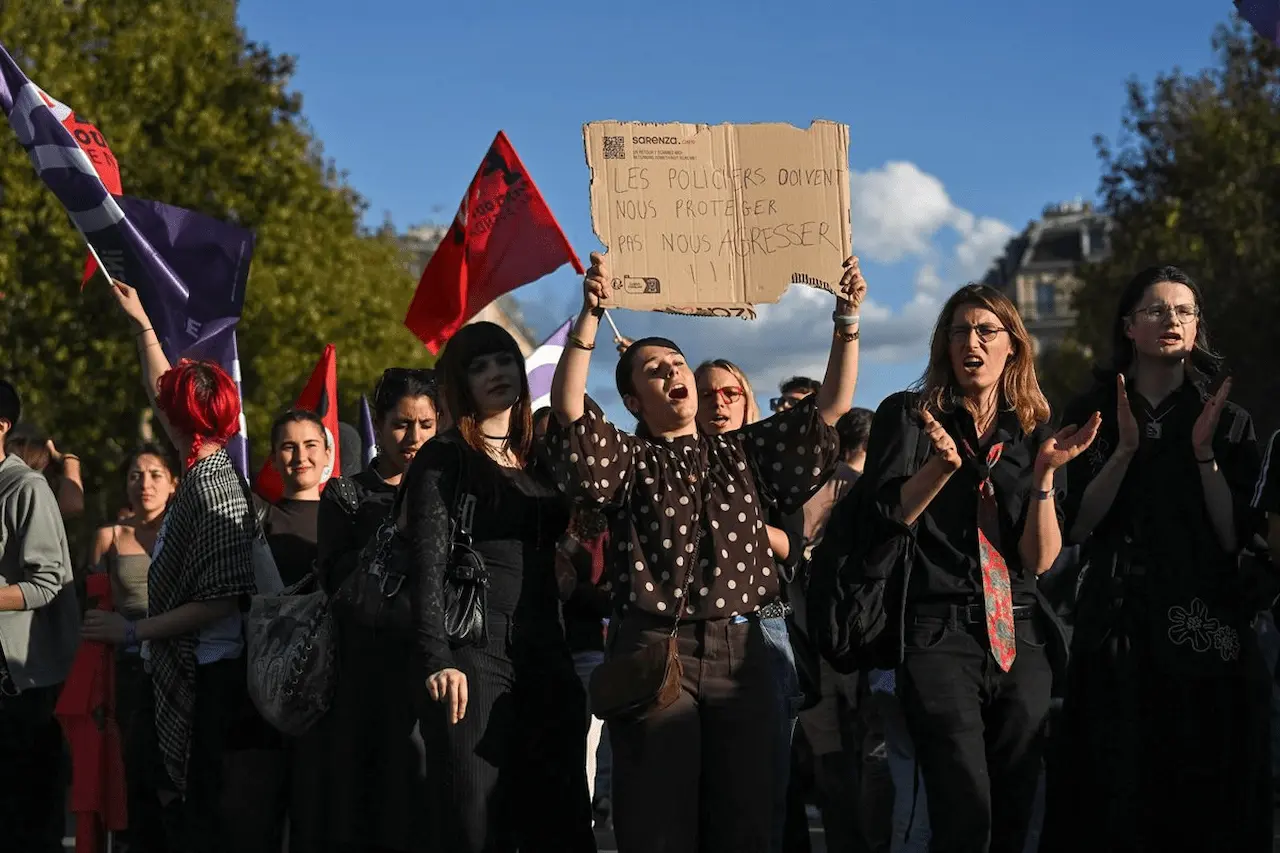 Manifestación del Sindicato de Estudiantes de París en la plaza de la República de París / Foto: EP