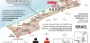 Situación en el conflicto de la Franja de Gaza a 7 de octubre 2026 / Mapa: EA Situación en el conflicto de la Franja de Gaza a 7 de octubre 2026 / Mapa: EA
