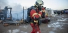 Un bombero trabaja para extinguir el incendio, a 7 de octubre de 2026, en Albacete, Castilla La Mancha (España) / Foto: EP Un bombero trabaja para extinguir el incendio, a 7 de octubre de 2026, en Albacete, Castilla La Mancha (España) / Foto: EP