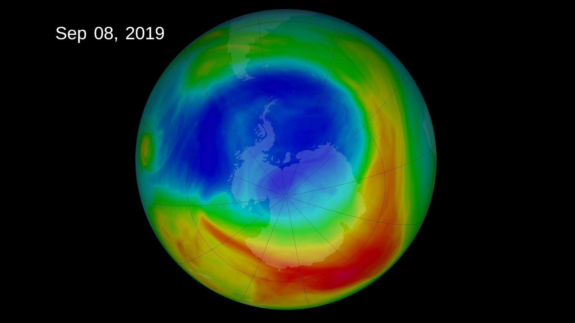 La capa nos protege de los rayos ultravioleta, que nos causarían cáncer y cataratas / Foto:NASA NOAA