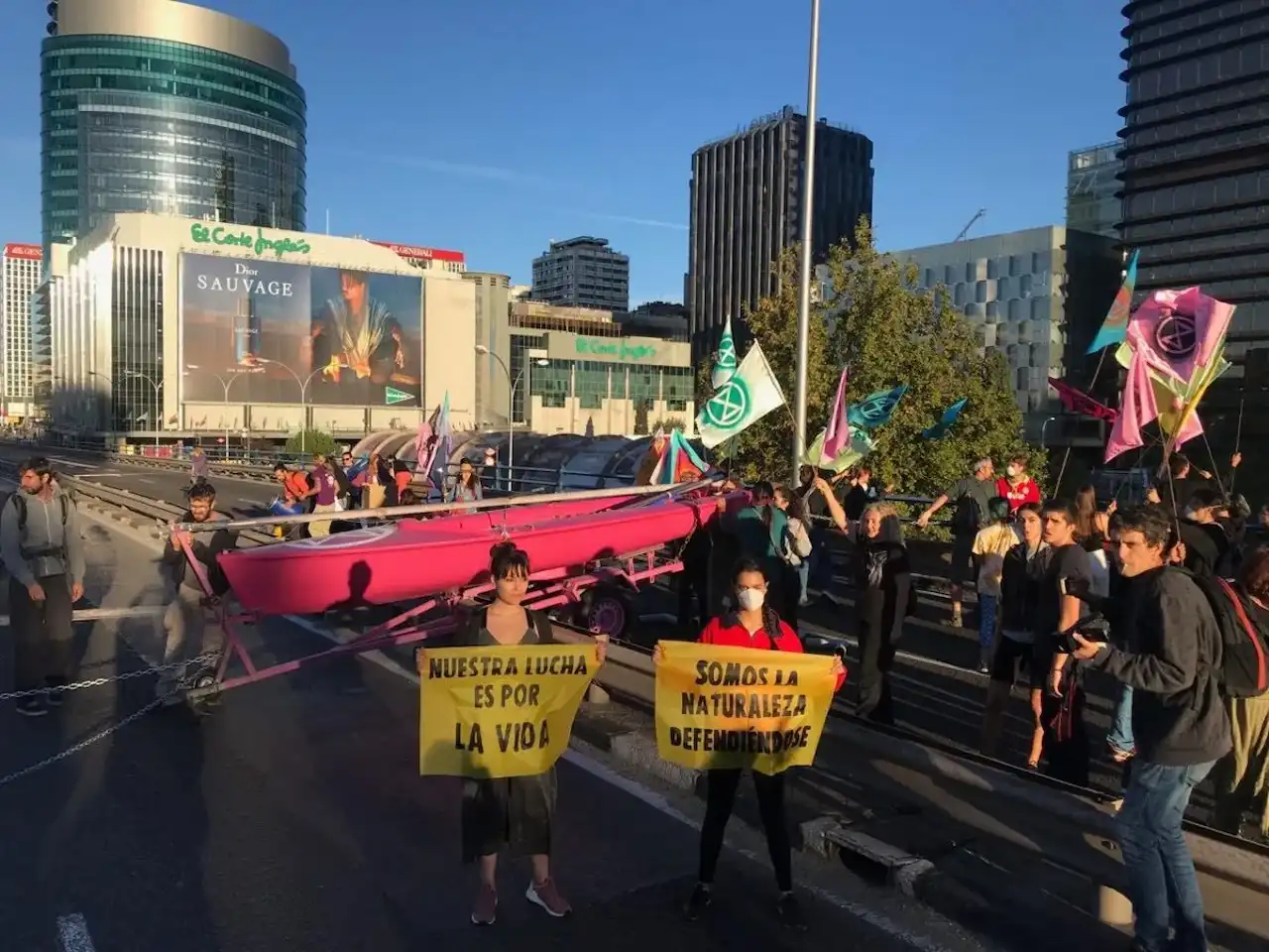Condena a tres activistas climáticos por una acción pacífica en 2019 / Foto: Greenpeace