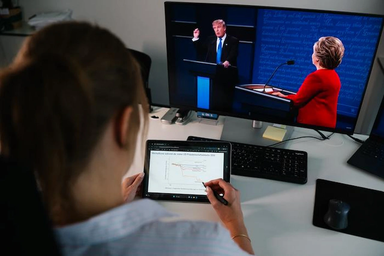 Para su estudio, los investigadores analizaron todos los debates presidenciales de Estados Unidos desde 1996 hasta 2016 e identificaron cómo los acontecimientos políticos de un país se transmiten a otros países a través de los mercados financieros / Foto: Rub Kramer Para su estudio, los investigadores analizaron todos los debates presidenciales de Estados Unidos desde 1996 hasta 2016 e identificaron cómo los acontecimientos políticos de un país se transmiten a otros países a través de los mercados financieros / Foto: Rub Kramer