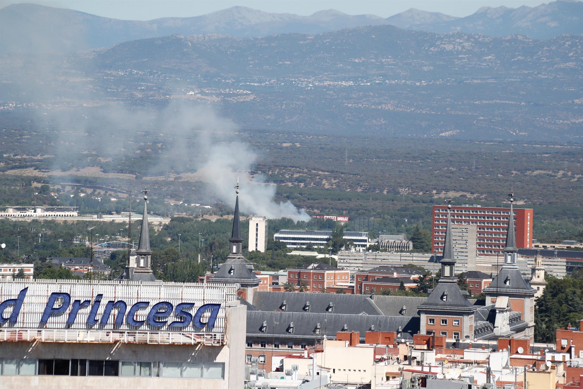 Contaminación en la parte occidental de Madrid / Foto: Óscar J. Barroso   EP