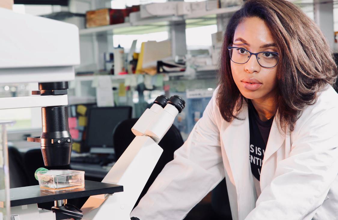 Korie Grayson, ingeniera biomédica de la Universidad de Cornell, una de las participantes en #ShutDownAcademia y #ShutDownSTEM. Racismo en la ciencia / Foto: SINC