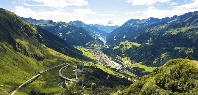 Vista de los Alpes desde San Gotardo, en Suiza / Foto: Rolf Fassbind