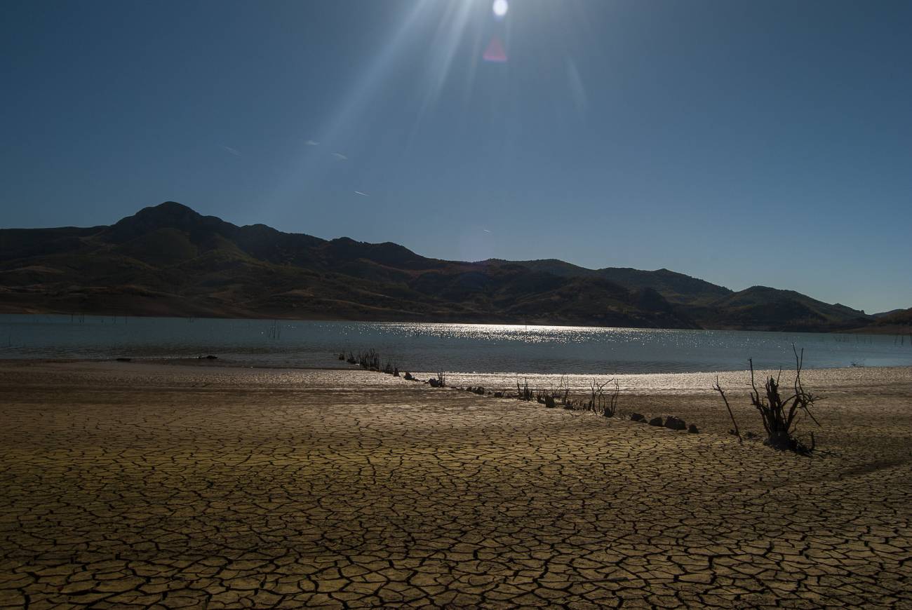 Escasez de agua en el embalse de Porma en León / Foto: Óscar F. Hevia - SINC