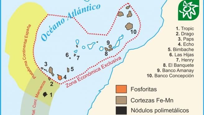 Localización de las Abuelas de Canarias / Imagen: Ecologistas en Acción