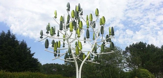 Segundo prototipo del árbol en la Ciudad de las Telecomunicaciones, en Pleumeur-Bodou (Francia) / Foto: NewWind