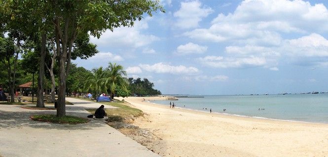 El Parque de la Costa Este, en Singapur, sobre terreno artificial / Foto: Wikipedia - Sengkang