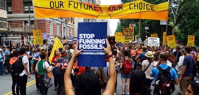 La campaña internacional cuenta con los estudiantes como sus principales activistas / Foto: Fossil Fuel
