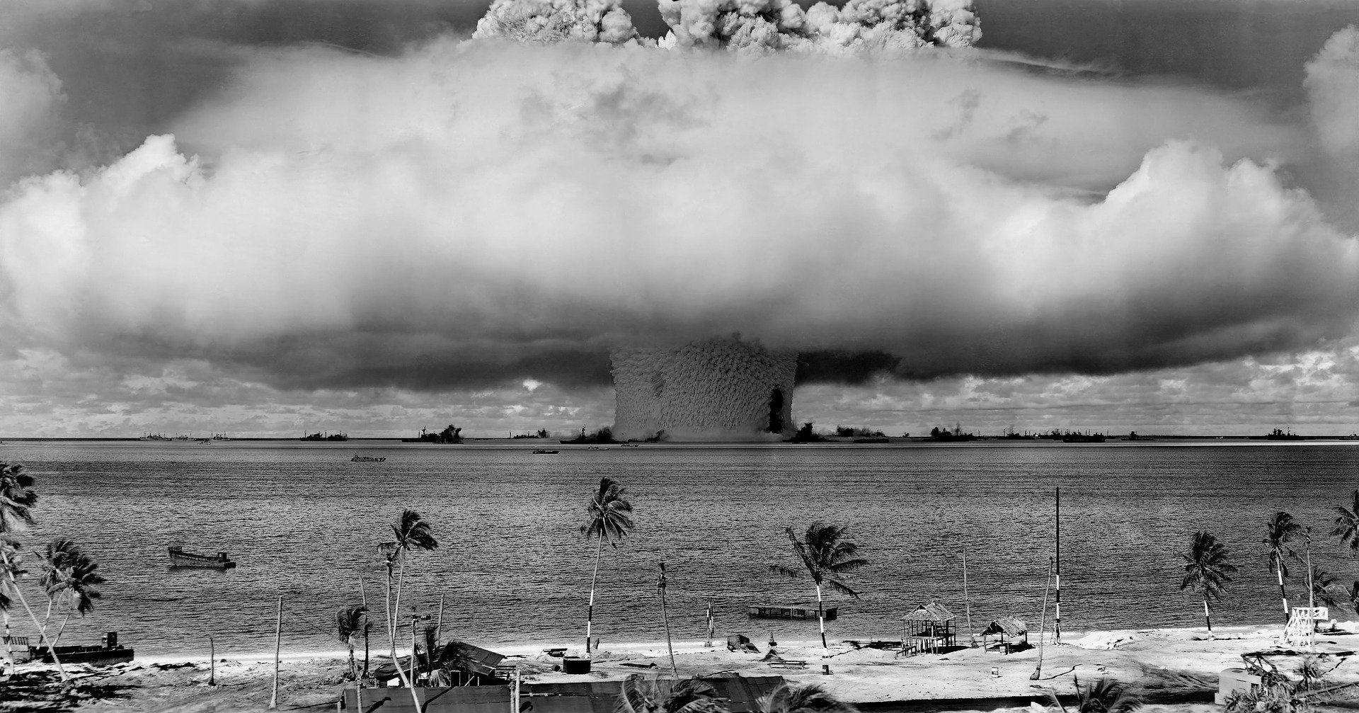 Una de las pruebas nucleares del atolón Bikini realizadas por Estados Unidos entre 1946 i 1958, en el Océano Pacífico / Foto: Pixabay 